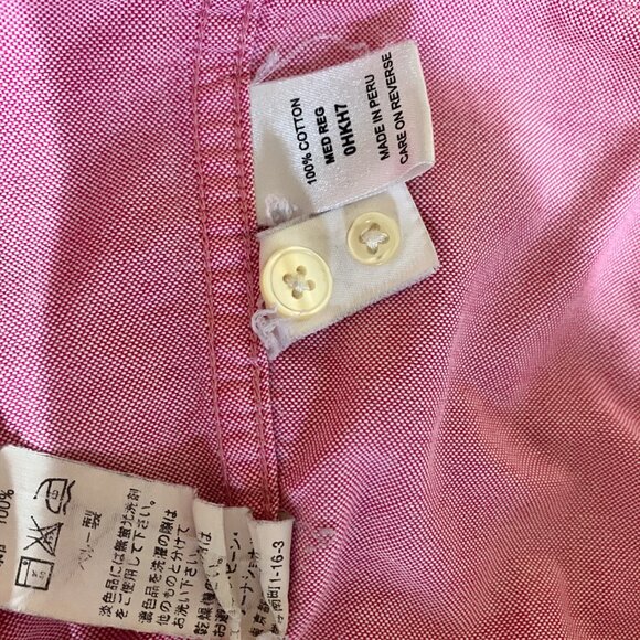 L.L. Bean pink button-down - Picture 6 of 6